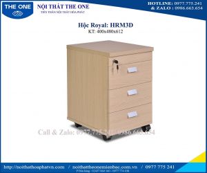 Hộc di động 3 ngăn kéo  HRM3D