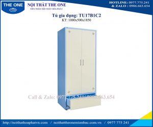 Tủ sắt quần áo TU17B1C2