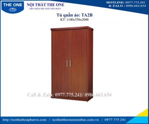 Tủ quần áo gỗ công nghiệp TA2B