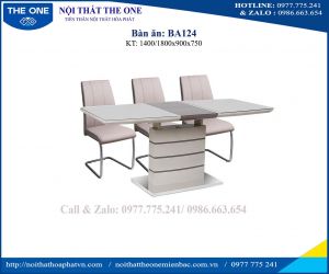 Bàn ăn mở rộng BA124