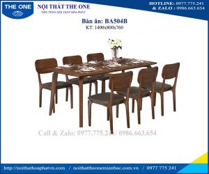 Bộ bàn ghế ăn BA504B