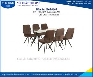 Bộ bàn ghế ăn B65; G65