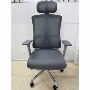 Ghế xoay lưới GL349 nhựa ghi
