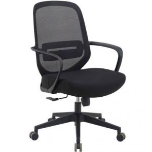 Ghế xoay lưới GL234 nhựa đen