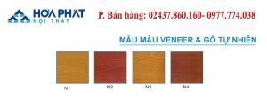 Bảng màu gỗ veneer